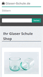 Mobile Screenshot of glaser-schule.de